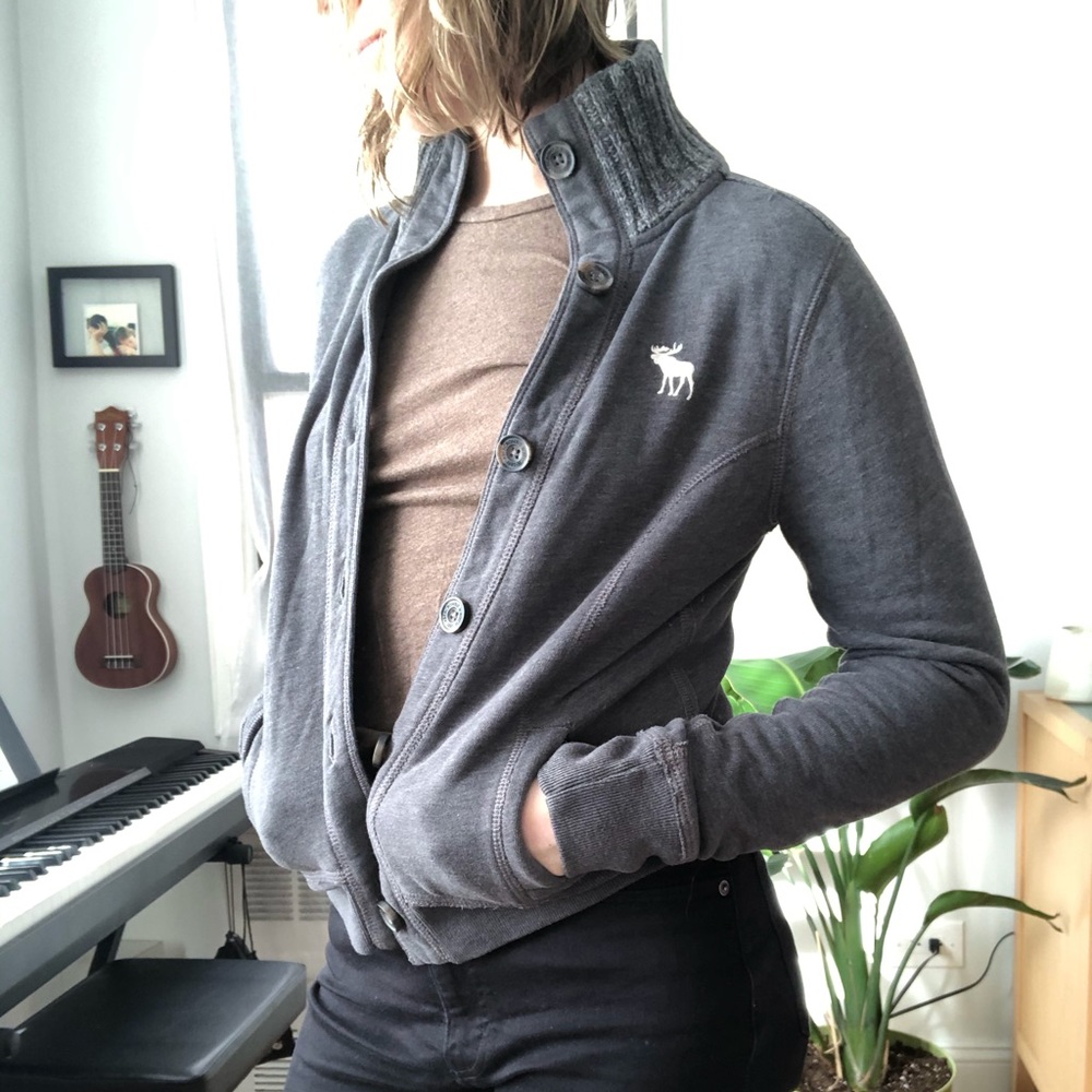 Abercrombie & Fitch Cardigan Sweater with Pockets